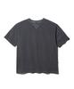 WANGGWAN Pigment Washed Oversized Short Sleeve T-Shirt (Charcoal)