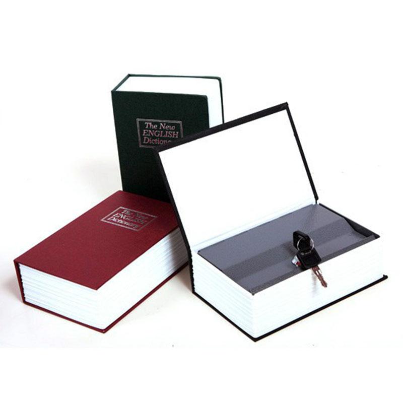 Money Coin Storage Security Safe Lock Jewelry Key Locker Dictionary Safe Box Money Hide Money Safe with Key