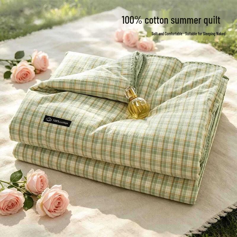 Pure Cotton Machine Washable Summer Quilt