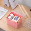 Portable 48 & 80 Color Marker Storage Box - Transparent Stationery Case