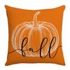 New Warm Color Pillow Case Orange Maple Leaf Pumpkin Element Car Cushion Linen Lumbar Cushion Pillow