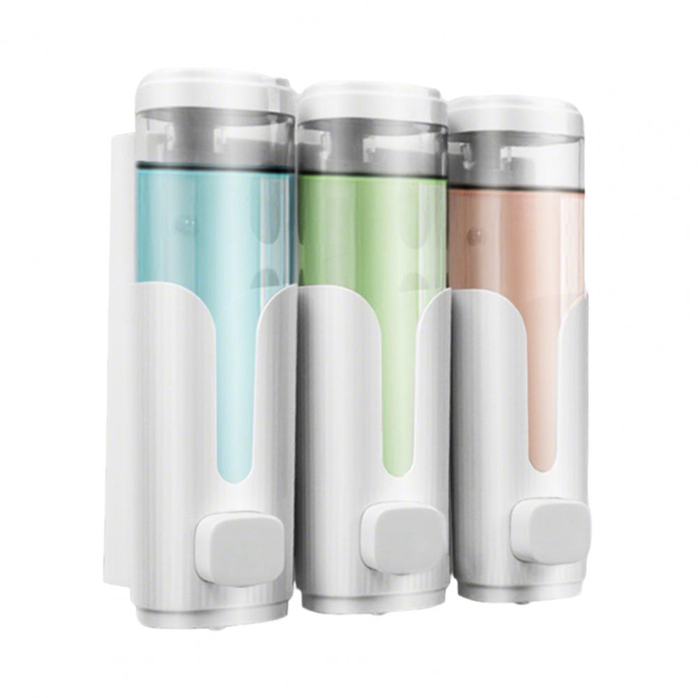 Bathroom Soap Dispenser Wall Mounted Soap Dispenser Liquid Shampoo Conditioner Pump Push Pump Multi Liquid Soap Dispenser