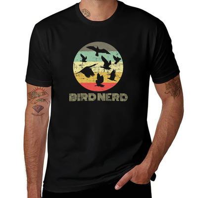 Songbird Bird Lovers & Ornithologists Binoculars Gift T-Shirt T Shirts for Man Cotton Funny T Shirts for Man Cotton T-Shirt