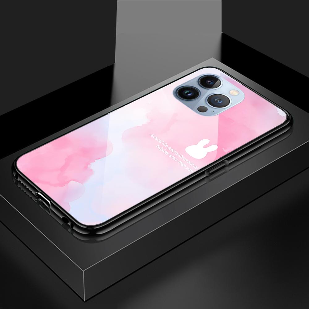 Pouzdro na telefon z tvrzeného skla pro Huawei P30Lite Honor 90Lite 9X X6A X9B Infinix Hot40 Note30 Tecno Spark20 Moto G15 G22 Měkký okraj Nárazuvzdorný Hladký kryt
