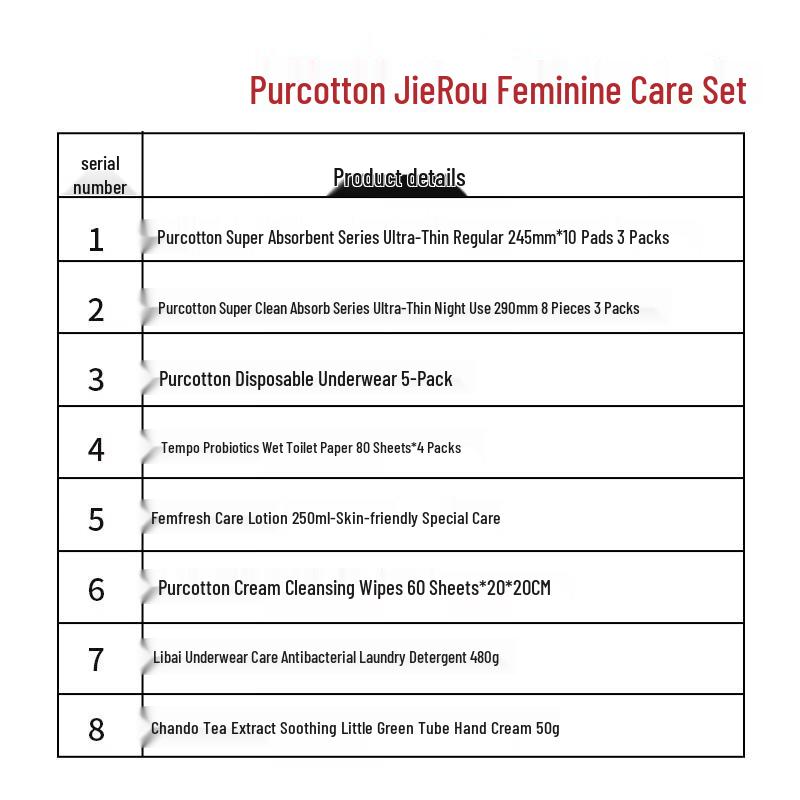 PurCotton Women's Personal Care Set