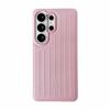 Luxury Matte Corrugated Luggage Stripes Phone Case for Samsung Galaxy S26 Ultra S25 S24 Ultra Shockproof Soft Bumper Hard Cover