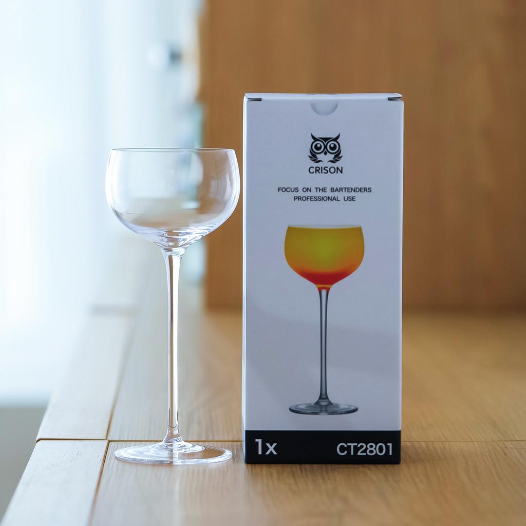 CT2801 CRISON Japanese Style High-end Cocktail Glass Champagne Glass Wine Cup Bar Tools 175ml