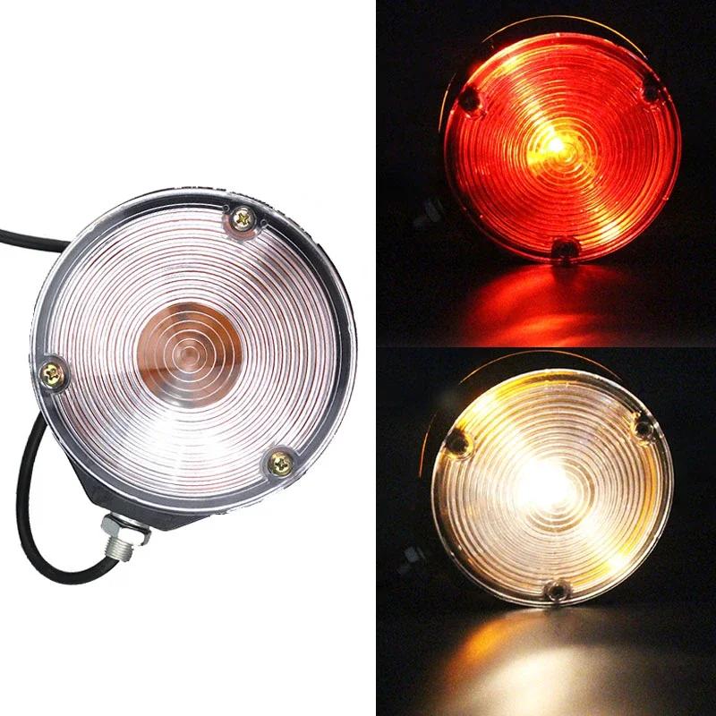 Universal Double Face Light Car Bulb Side Marker Light signal Lamp for 12V / 24V Automobiles Truck Trailer Lorry Car Accessories
