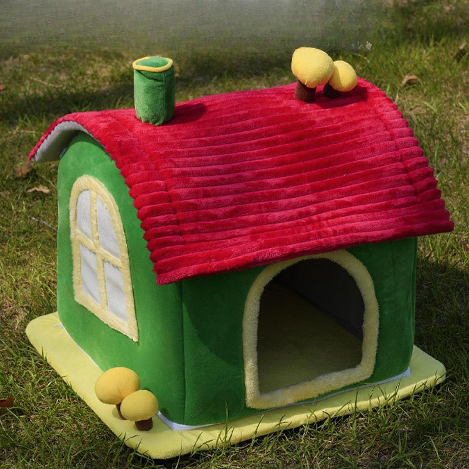 

Домик для кошки, будка, моющееся оборудование, универсальные портативные принадлежности, подарки, украшение, лежанка для собаки для щенка