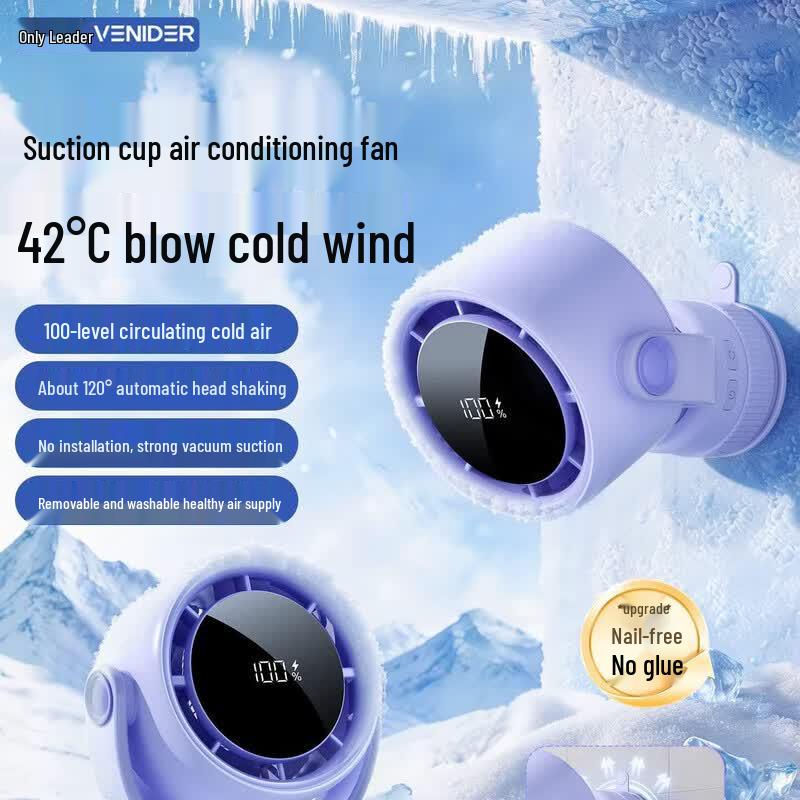 VENIDER Portable Oscillating Desk Fan