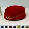 Stewardess Hat Beret Hat Women Air Hostesses Hat Party Cosplay Formal Uniform Caps Accessory Party Hats Costume