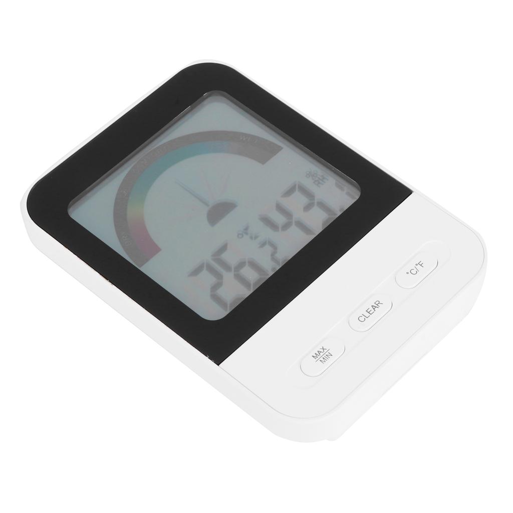 Digital Electronic Thermometer Hygrometer with LCD Backlight Display for Indoor Greenhouse