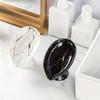 [Christmas Gifts] 1pc Ceramic Self-Draining Soap Rack Marble Exterior Leaf-Shaped Soap Dish Bathroom Easy To Clean Keep Soap Dry Christmas