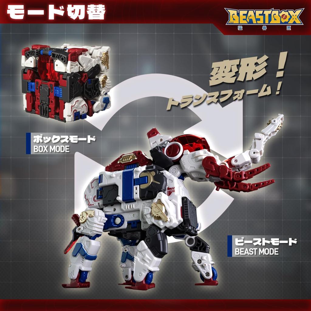 52TOYS BEASTBOX BB-74 SAFEZONE Transforming Figure - Three-stage transformation gimmick, transforming action figure, painted, highly articulated, mech