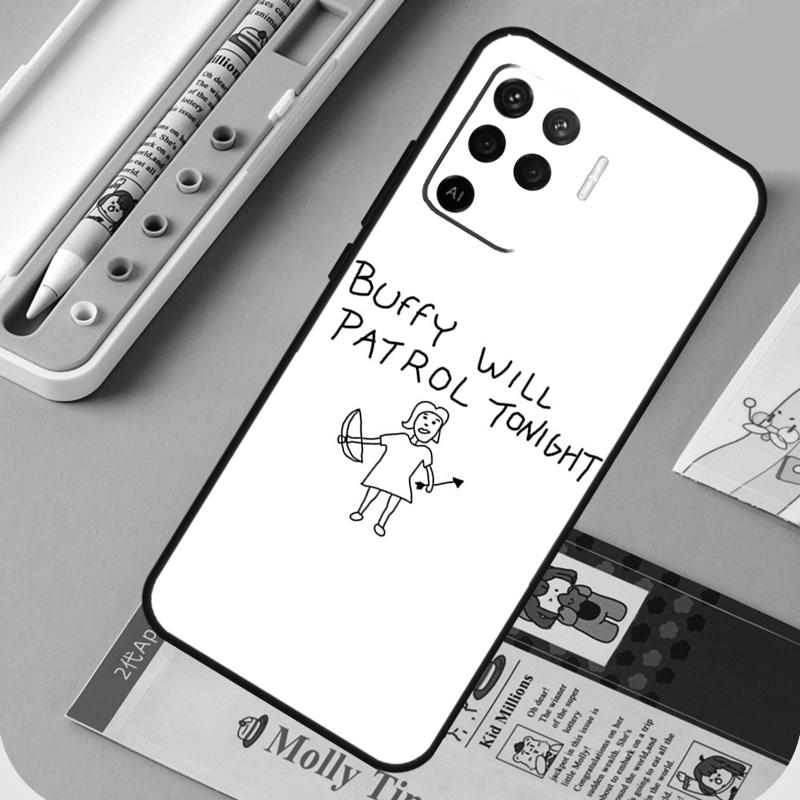 Buffy the Vampire Slayer Hülle für Oppo A94 A74 A54 A15 A18 A38 A58 A78 A98 A40 A60 A80 A16 A76 A96 A57 A17 A77 A5 Pro