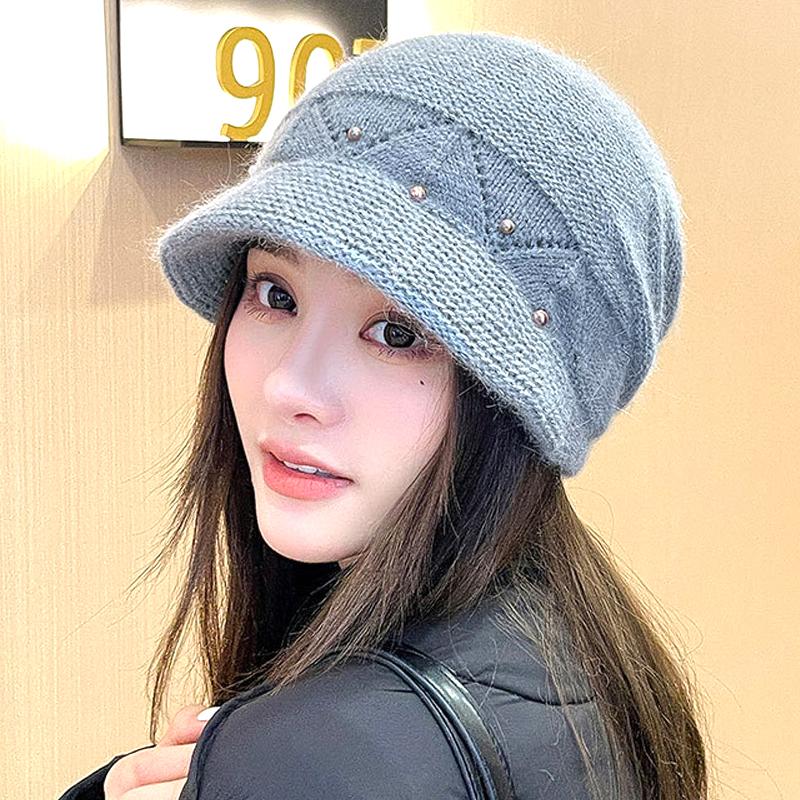 New Women Winter Hat Beanie Hat Warm Winter Cap for Female Casual Streetwear Knitted Hat