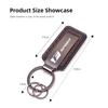 1Pcs Leather Car Keychain Pendant Key Buckle Alloy Keyring For Lexus F-SPORT ES RX NX LS UX LM LX GX LC RZ IS CT GS RC HS SC TX ZJ3