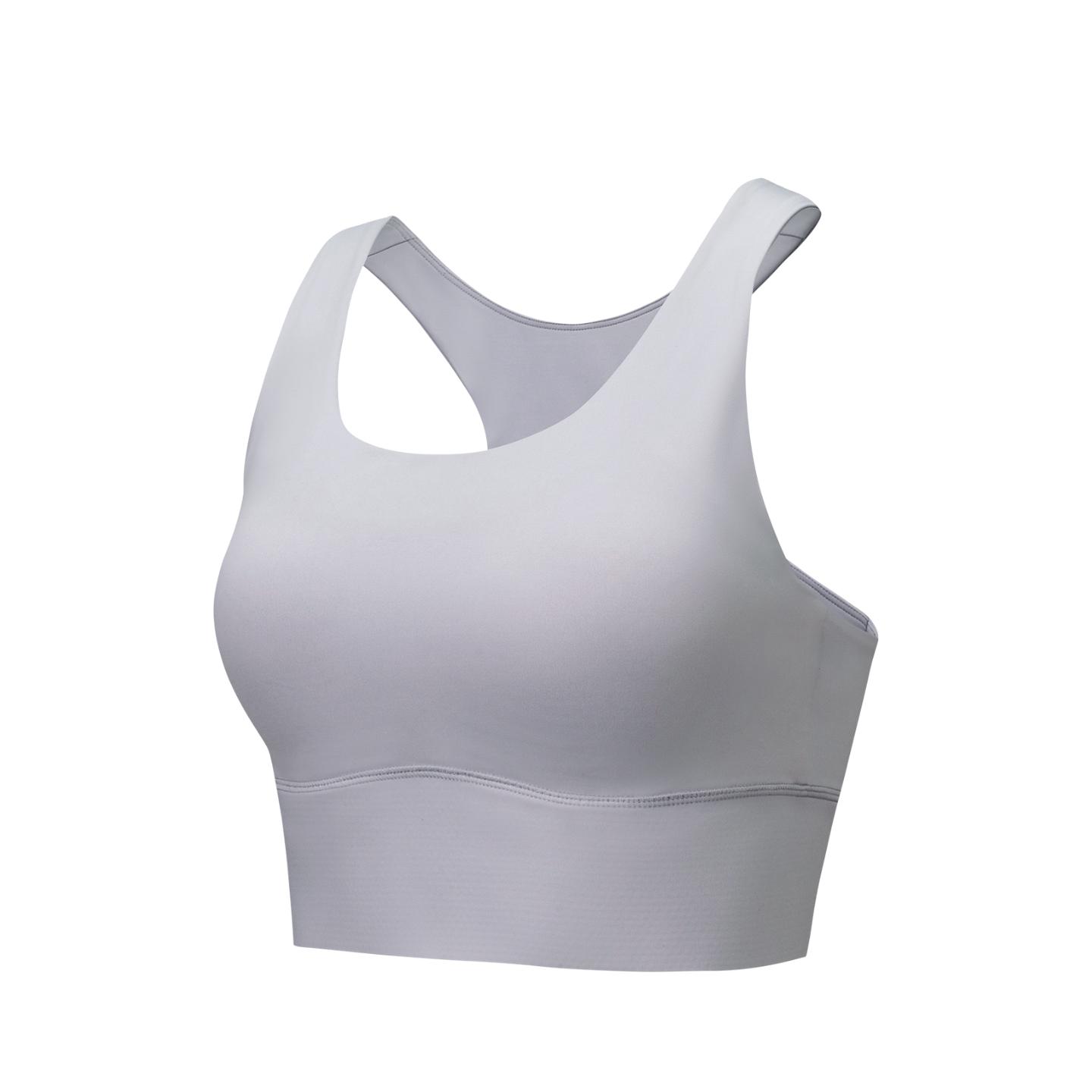 

Anta Женский тренировочный фитнес-бра Осень 2025 Женское нижнее белье Жаккард-Серый 962537101-2 XL