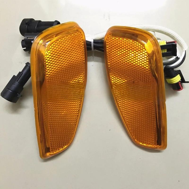 

Светодиодный боковой габаритный указатель поворота Совместимый с Jeep Renegade Высококачественные автомобильные аксессуары Монтажный комплект оранжевый