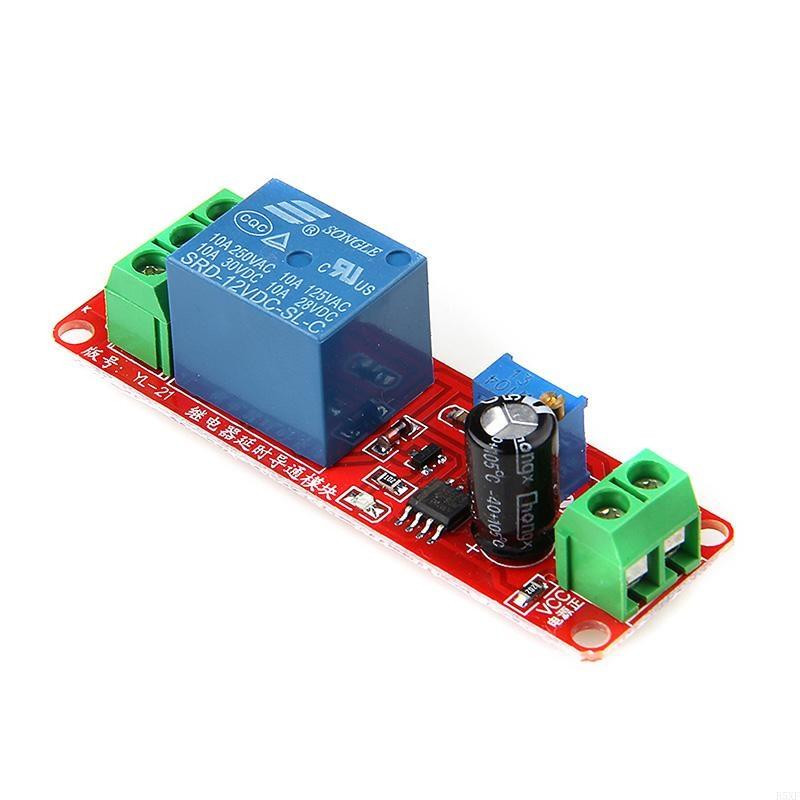 2025 New 12V NE555 Oscillator Delay Adjustable Timer Switch Module 0-10 Second