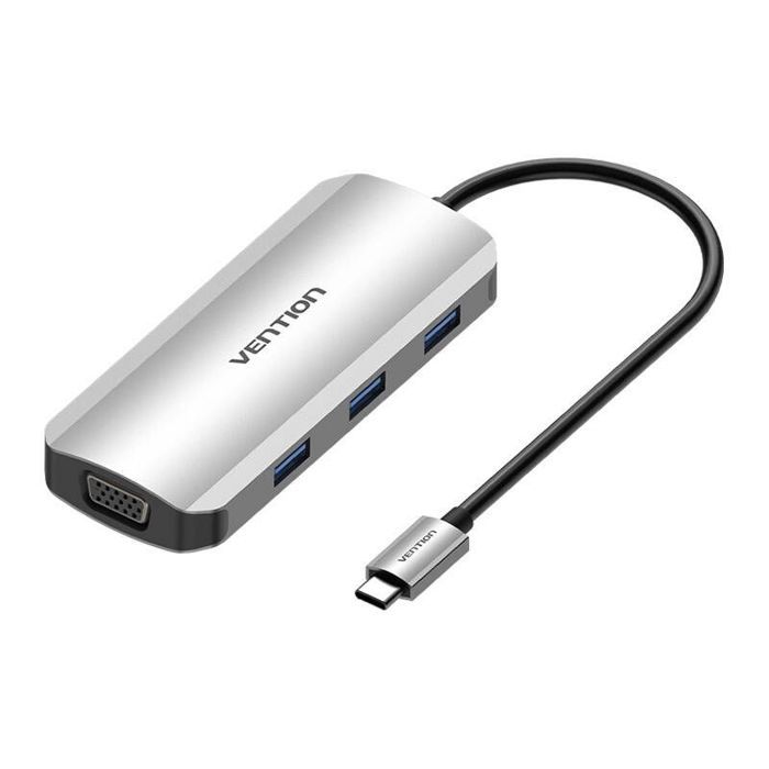 Station D'accueil USB-C - Vention - TOIHB - 4K - 87W - 5 Gbps