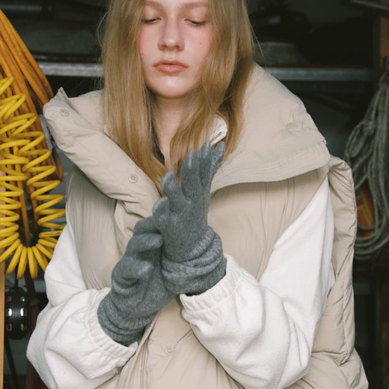 LCVE WOOL KNIT GLOVES [3COLORS]
