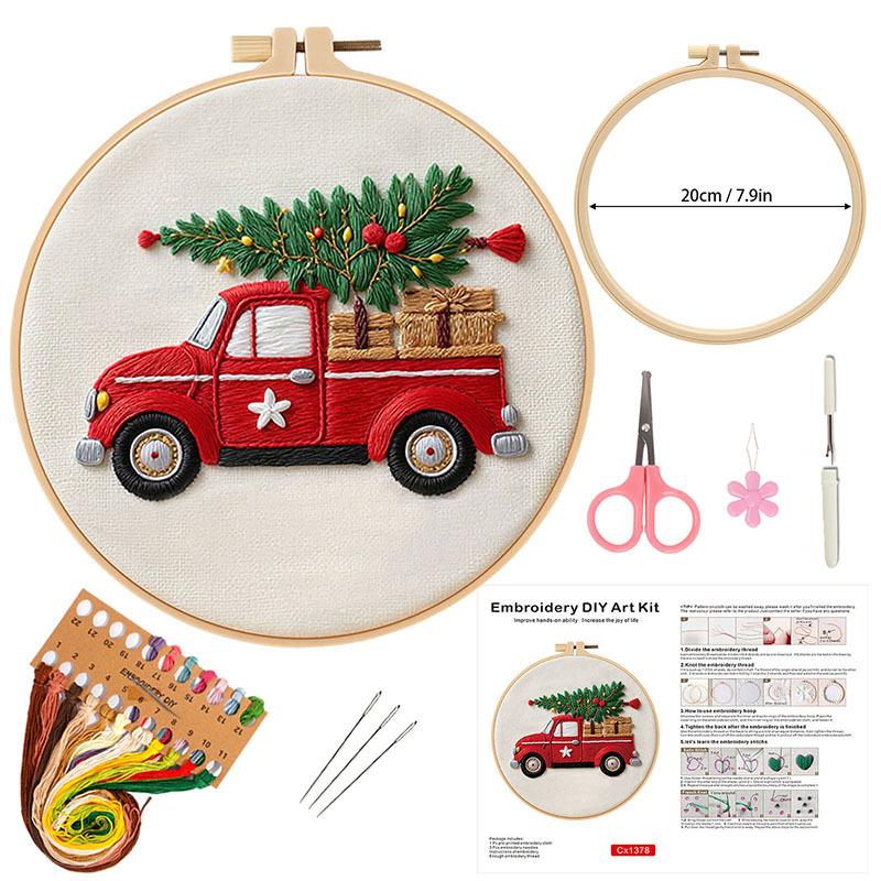 Christmas Embroidery Diy Handmade Material Package Gift New Product Including Tools