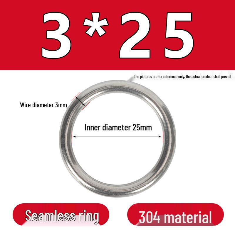 Stainless Steel Seamless O-Ring: Corrosion-Resistant Accessory for Handbags and Pet Gear