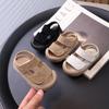Toddler Girls Sandals Summer Kids Anti-kick Solid Color Sandals for Boy Fashion Causal Children's Non-slip Walking Beach Shoes