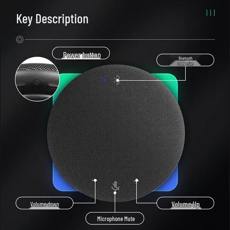 Hikvision 4K USB Video Conference Camera with Mic & Speaker CN plug (adapter included)