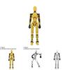 Plastic/plasticity Material Visual Interest Development Articulated Figure Diy Stress Relief Toy