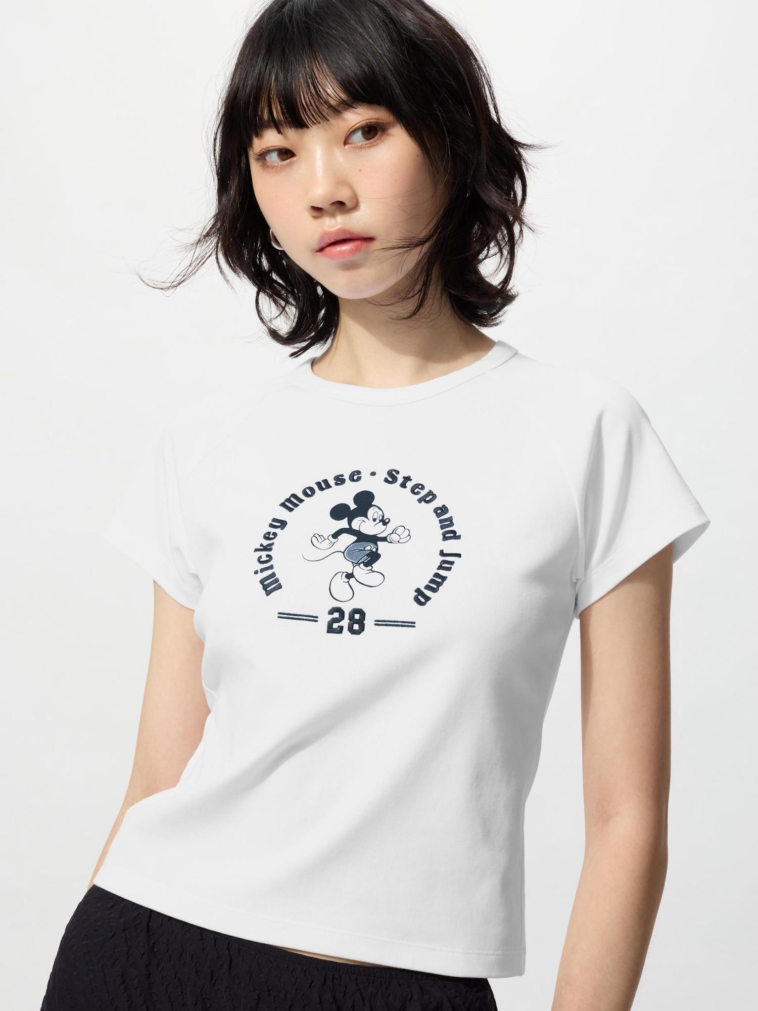 

Uniqlo Друзья Микки Спорт UT Графическая футболка с коротким рукавом C 00 WHITE/WOMEN S