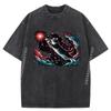 Funny Astronaut Astronomy Solar System Outer Space Mens Clothing Plus Size Washed Shirt Printing Tshirt
