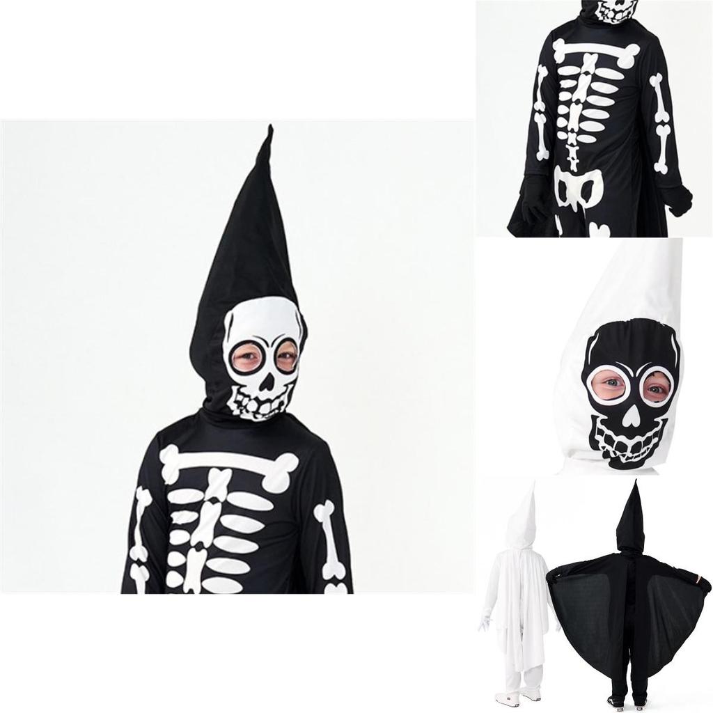 Children's Skeleton Cosplay Costume Perfect For Halloween Dress-up And Events