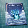 4/5Pcs Pocket Hug Animal with Positive Card Emotional Support Resin Animal Token Mini Turtle Penguin Frog Bear Elephant Statue Figurine Inspirational
