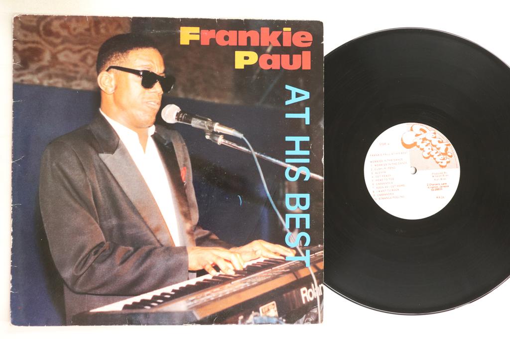 LP Record FRANKIE PAUL - At His Best WRLP26 Techniques UK Reggae, Ska & Dub Used