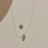 S925 Sterling Silver Moissanite Mermaid's Tear Necklace - Elegant Invisible Fishing Line Design for Women