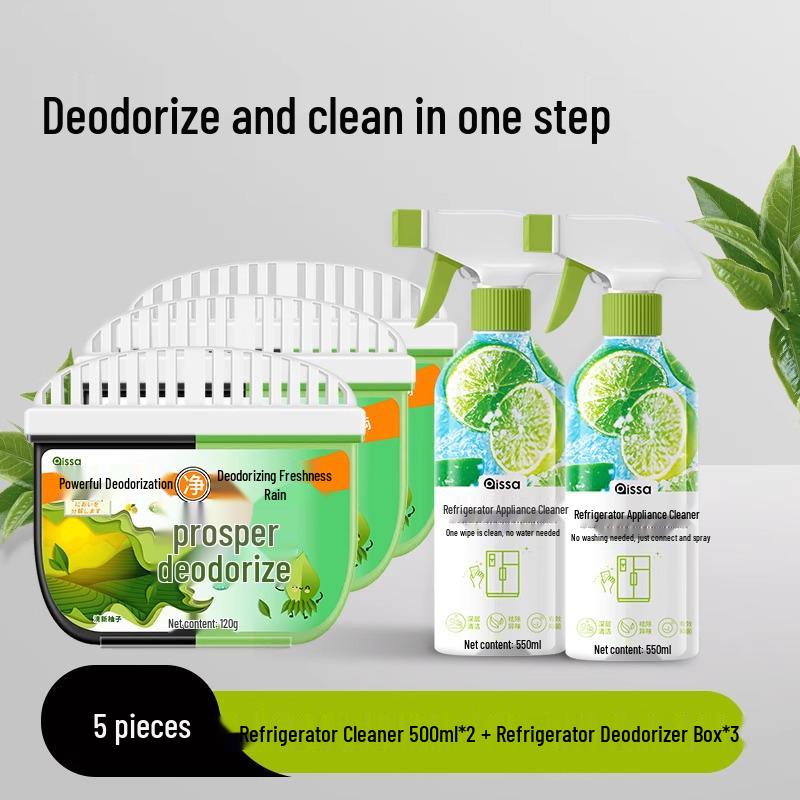Sterilization & Deodorization Rubber Ring and Strip Mold Removal Multi-functional Fridge Cleaner & Deodorant