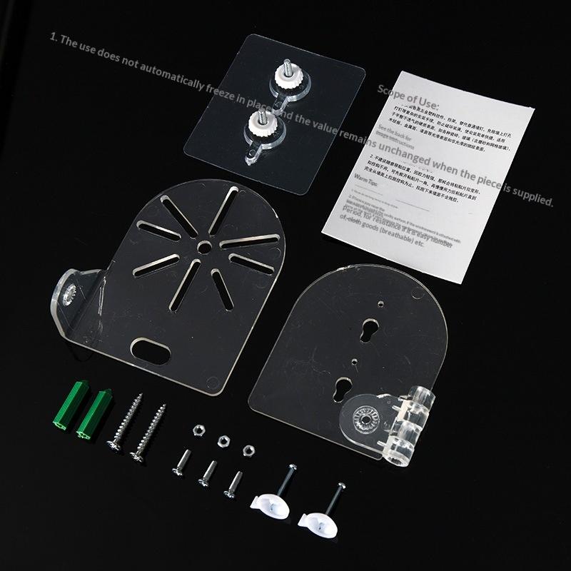 Glue Base L Shaped PTZ Camera Wall Mount Bracket Nail Free Easy Fix for Offices Living Rooms or Entrances