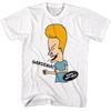 MTV Klassieke Cartoon Beavis En Butthead Beavis Schreeuwende GARDENIA Heren T-shirt