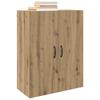 Wall Cabinet Set 2 pcs Artisan Oak Finish 69.5 x 34 x 90 cm Engineered Wood