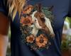 Floral Horse Graphic Tee | Women's Country Fashion Shirt