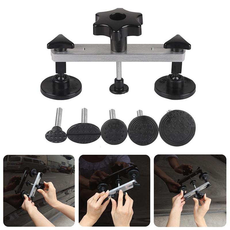 Professional Car Paintless Dent Repair Kit Tools Suction Cup Auto Dent Puller with Glue Puller Tabs Removal Tool for Vehicle Car