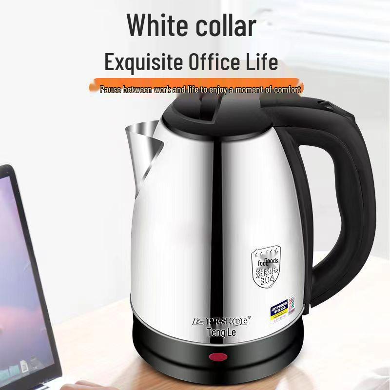 1500W Electric Kettle with Auto Shut-Off, 304 Stainless Steel
