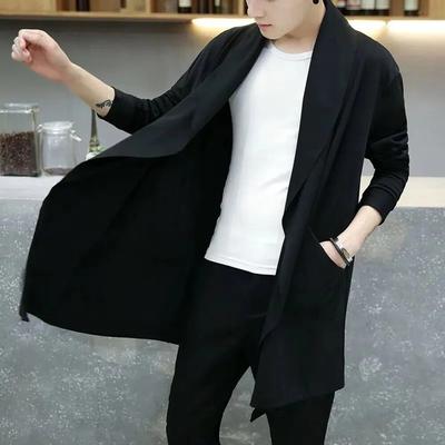 Yaz Erkekler Moda Güneş Koruyucu Trençkot Erkekler Punk Hip Hop Hırka Casual Streetweet Pelerin