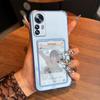 Shockproof Clear Casing for Xiaomi 12T Pro,12T,12X,Mi 12 Lite,Redmi Note 12S 4G with Cardholder Case