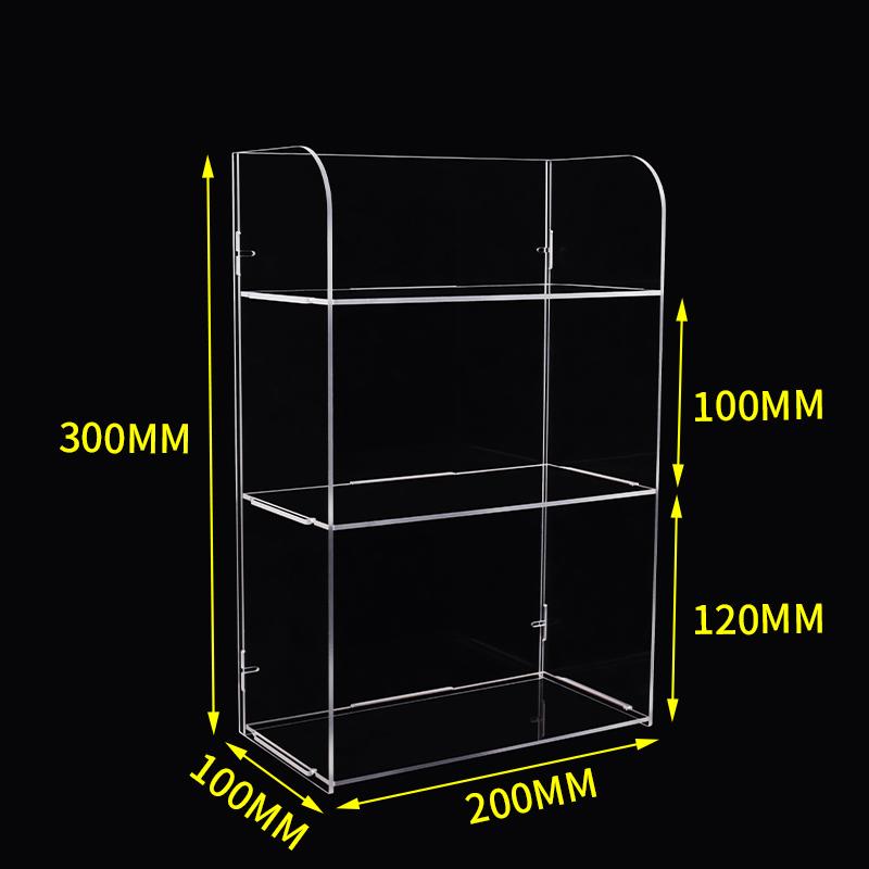 Clear Acrylic Organizer Shelf For Cosmetic Perfume Skincare Makeup Toy Spices Stand Tabletop Vanity Tray Shelf Display Showcase