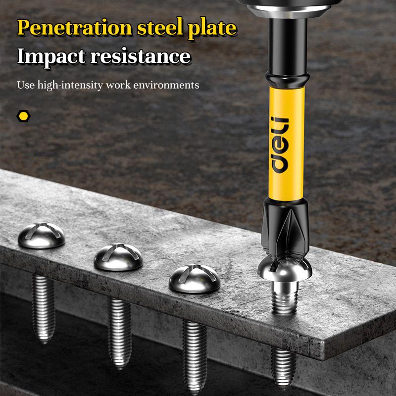 Șurubelniță în cruce antiderapantă, cap de lot magnetic, duritate ridicată, bit șurubelniță PH2, șurubelniță, bit pentru mașină de găurit cu impact, scule de mână