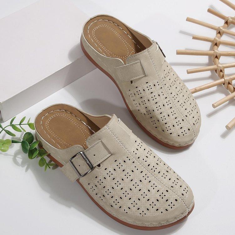 

Жіночі кеди-сліпони нового стилю, великий розмір, повсякденні, в стилі сумки, на товстій підошві 43 бежевий