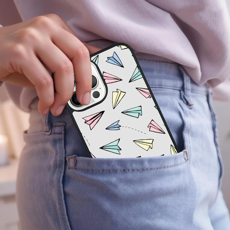 Paper Airplane Plane Trippy Phone Case For iPhone 17 Air 15 16e 14 13 Pro Max Coque 12 11 Pro Max PLUS cover